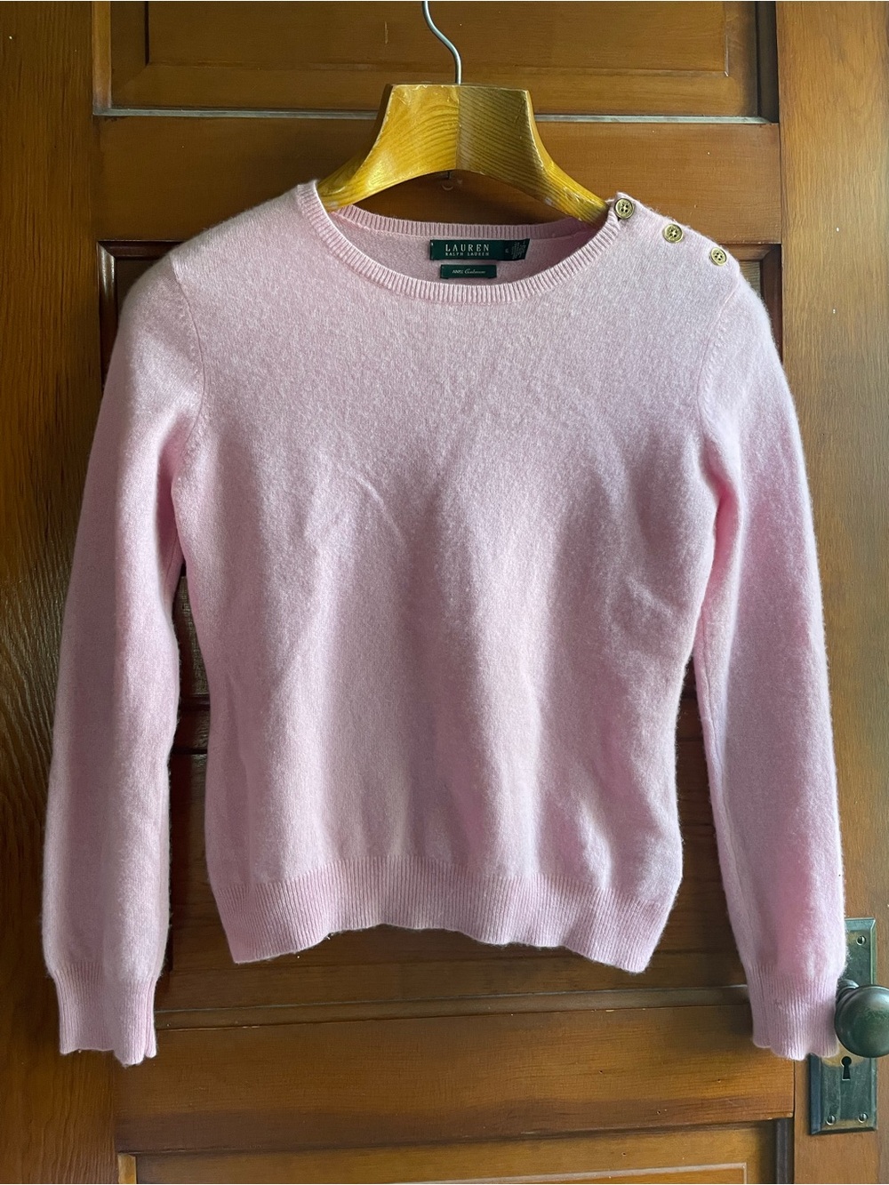 Ralph Lauren Pink Cashmere Sweater